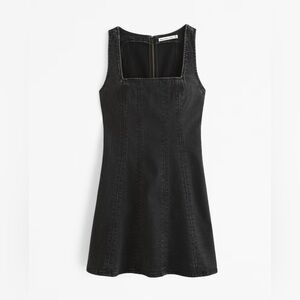 Black Denim Mini Dress